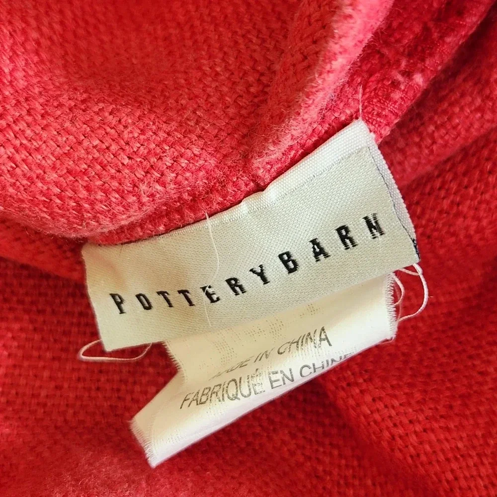 Pottery Barn Set of 2 Textured Linen Throw Pillow 18